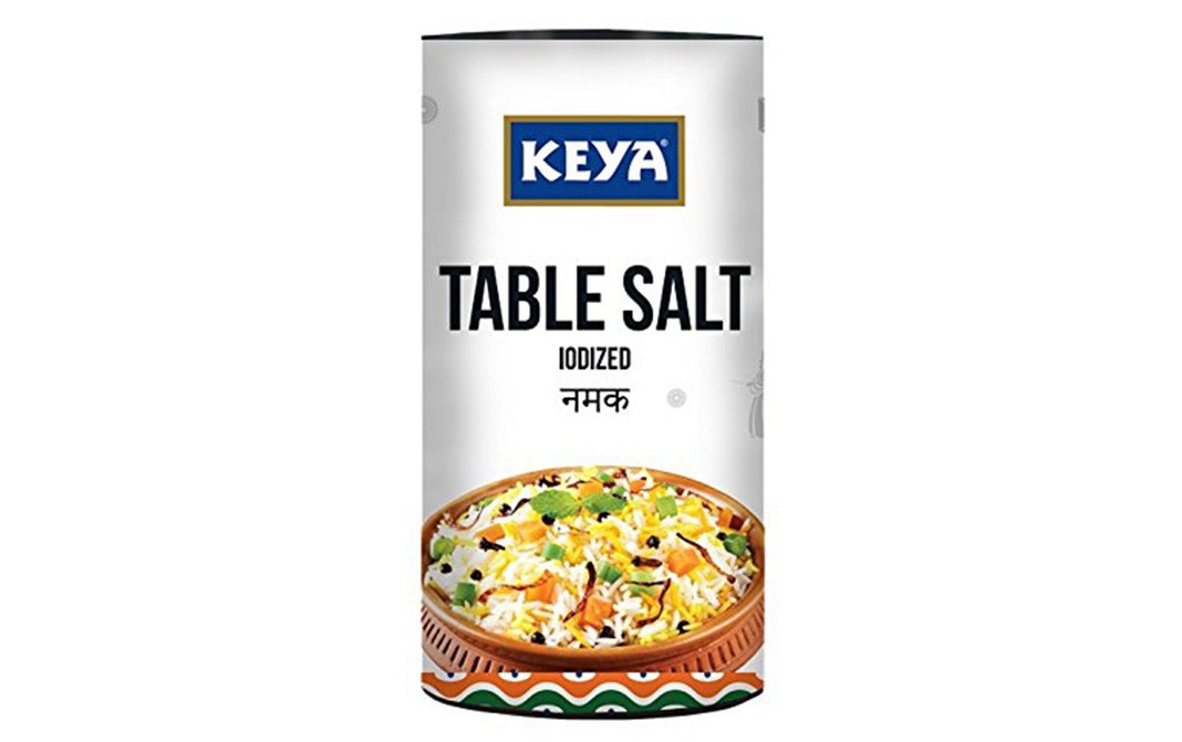 Keya Table Salt Iodized   Container  200 grams